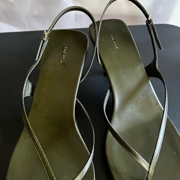 The Row Constance Sandal Size 41- Khaki/Green - Picture 9 of 12